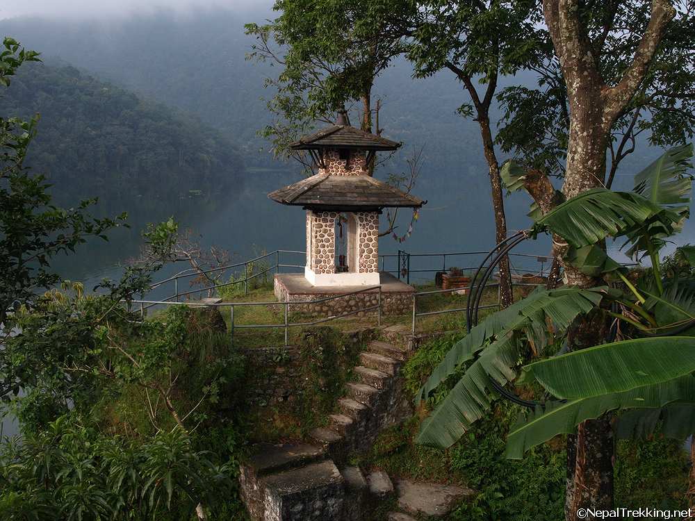 Hindu shrine in Pokhara