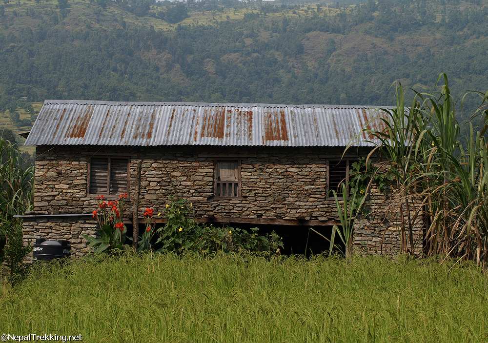 Stone house in Nepal